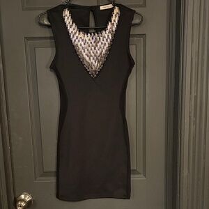 Arden B Black and Silver Dress